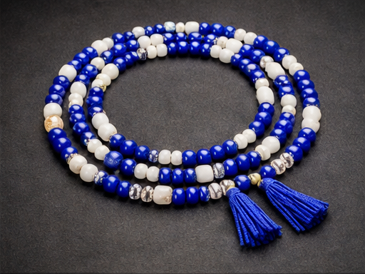 Yemoja ileke (blue & white)